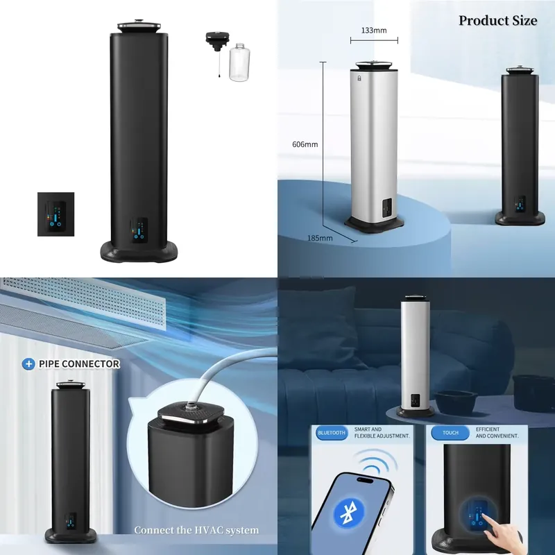 Home Fragrance Us - Hotel- und Heim-Wasserloser Ätherisches-Öl-Diffusor 800ml Intelligente