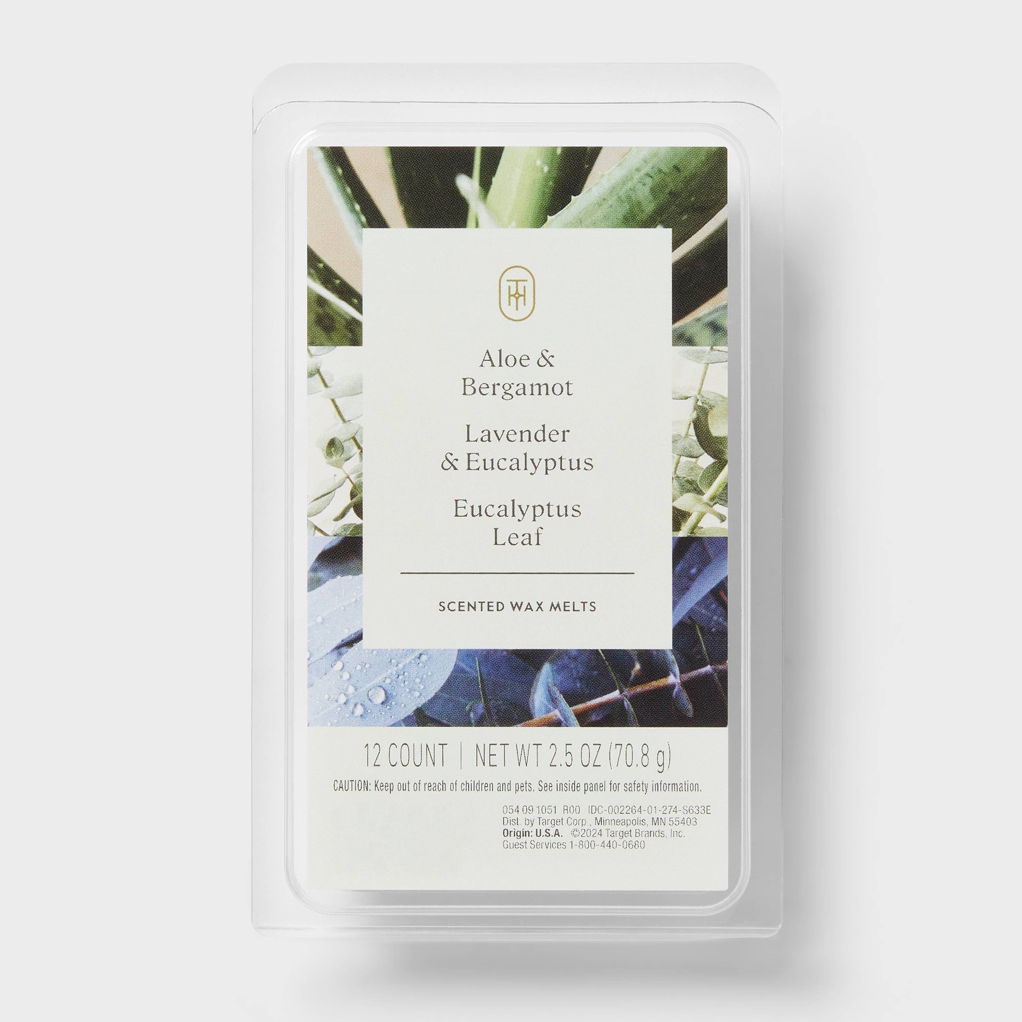 Home Fragrance Us - 24ct Botanische Duftwachsschmelzen mit Aloe, Bergamotte,