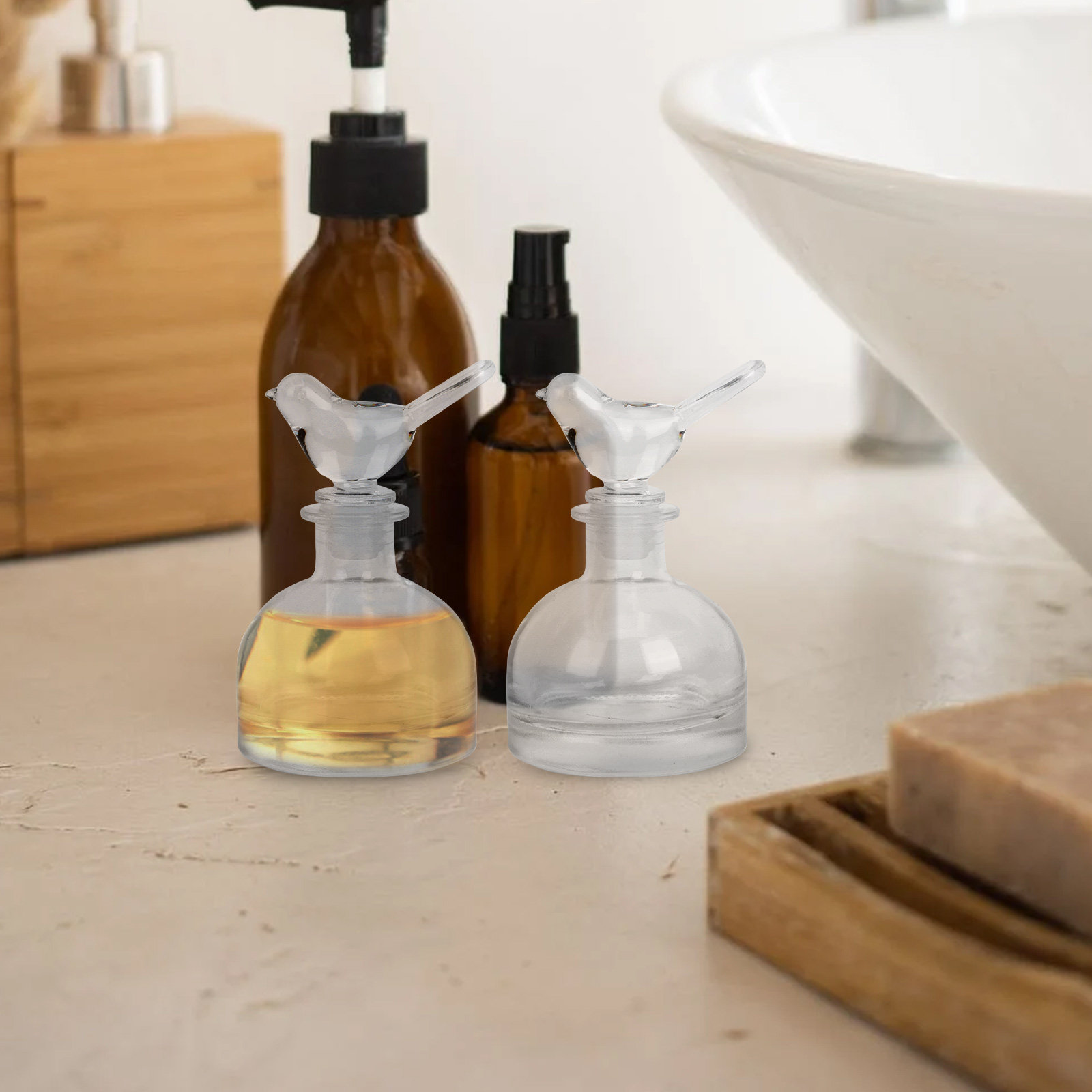 2 Stück Glas-Parfümflaschen, h – Home Fragrance Us Bewertung und Preis